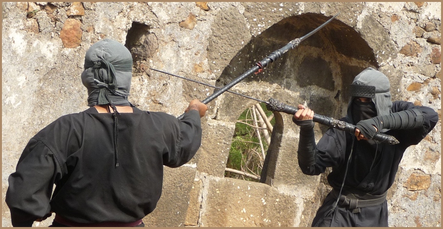ninja training master teaches way of the sword